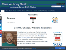 Tablet Screenshot of milesanthonysmith.com
